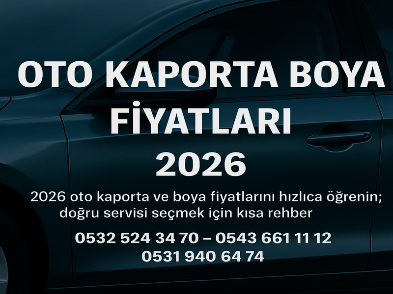 Sakarya Oto Kaporta Boya